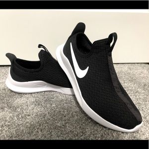 Black Nike slip-on shoes, size 7.5 (true to size)